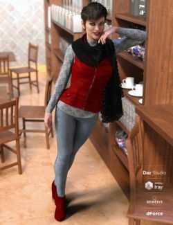 dForce Latte Mornings Outfit for Genesis 8 Female(s)