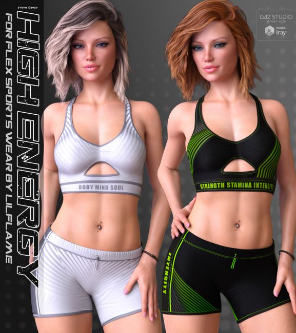 NG Intimates - Athletic Wear for Genesis 8 Female