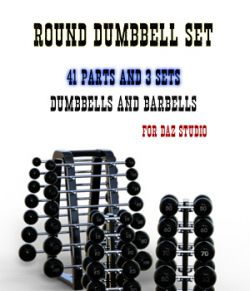 Round dumbbells set