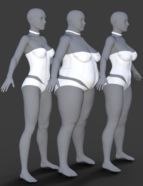 X-Fashion Slimming Corset for Genesis 8 Female(s) 3D Figure Assets xtrart-3d