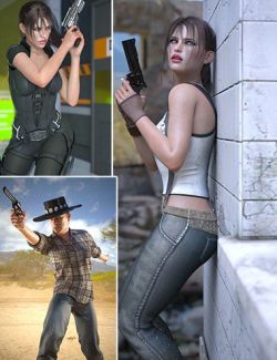 Z Multiform Revolver and Poses for Genesis 8