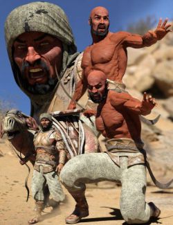 Bedu Desert Warrior HD Character for Genesis 8 Male