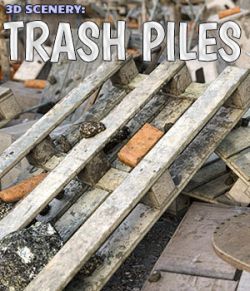 3D Scenery: Trash Piles