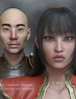 Japanese Male & Korean Female Morph Bundle for G8M & G8F