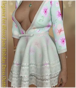 Elegance for dForce June Holiday Dress Outfit