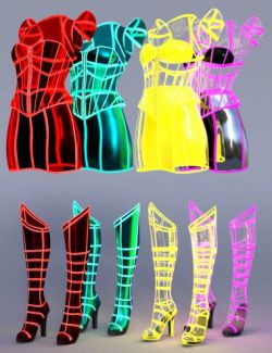 Neon Dream Outfit Textures