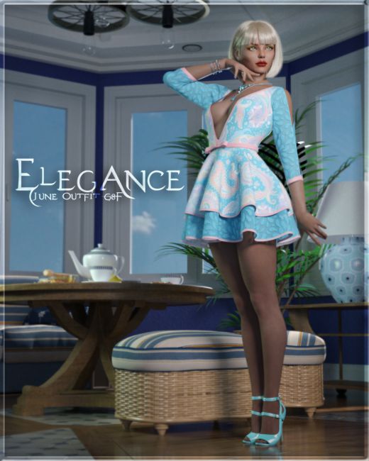 Click here to see preview images for "Elegance June Outfit G8F" Elegance June Outfit G8F