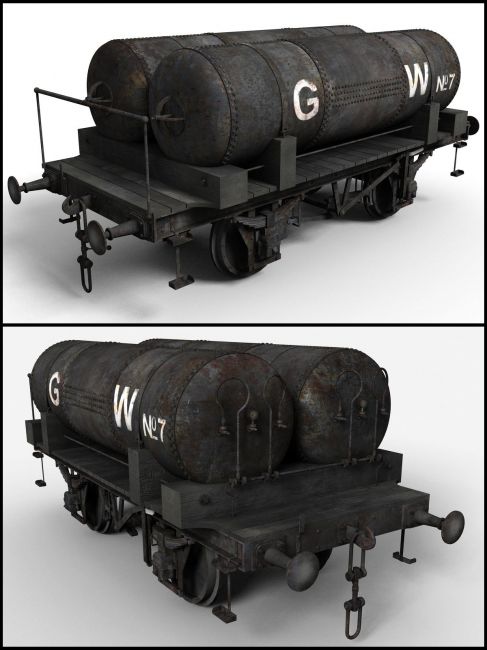 GWR Cordon Gas Tank Wagon