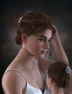 Ellya Classic Updo for Genesis 8 Female(s)