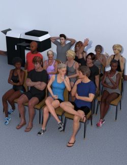 Simply Sitting Poses for Genesis 8