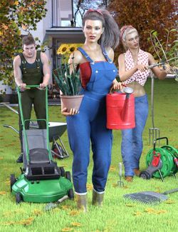 Z Gardening Essentials Props and Poses for Genesis 8