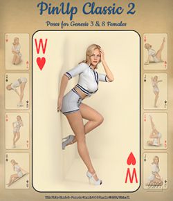 WMs PinUp Classic 2 - Poses for Genesis 3 and 8 Females