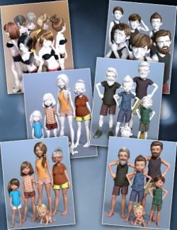 Toon Generations 4 Mega-Bundle for Genesis 8