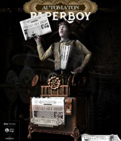 PaperBoy Automaton for Daz Studio