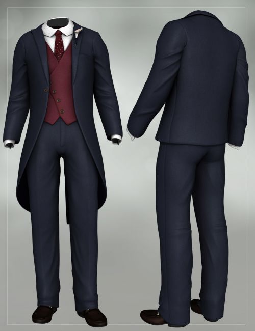 Classic Suits | 3d Models for Daz Studio and Poser