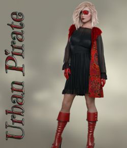 Urban Pirate dforce outfit for Genesis 8 Female