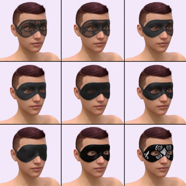 Basic Mask For G8F/G8M | Accessories for Poser and Daz Studio