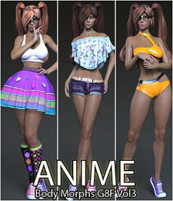 Anime Body Morphs for G8F Vol 3