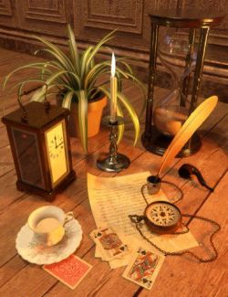 Victorian Study Clutter