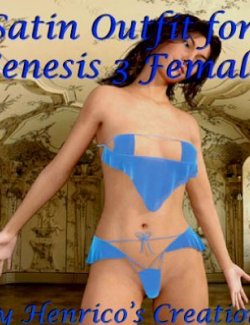Satin Outfit For Genesis 3 Females