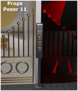 Naughty or Nice Gates for Poser