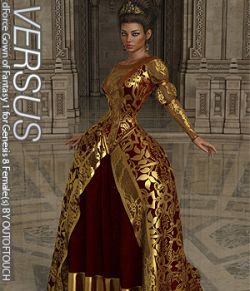 VERSUS - dForce Gown of Fantasy 1 for Genesis 8 Female(s)