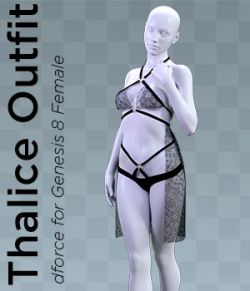 Thalice Outfit for Genesis 8 Female