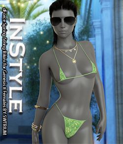 InStyle - dForce Spring String Bikini for Genesis 8 Females