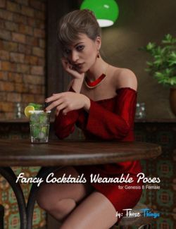 Fancy Cocktails Wearable Poses for Genesis 8 Female
