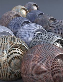 Perforated Metal- Iray Shaders