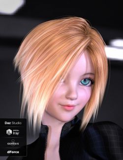 Kenji Hair for Genesis 8