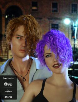 Luc Hair for Genesis 8