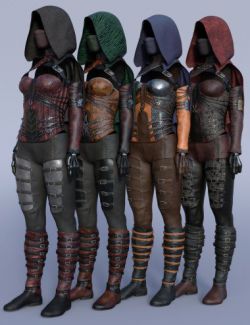 dForce Crimsoneye Outfit Textures