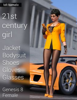21st Century Girl Outfit for Genesis 8 Female(s)