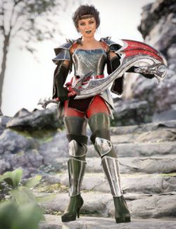 dForce Shadow Guard Outfit for Genesis 8 Female(s)