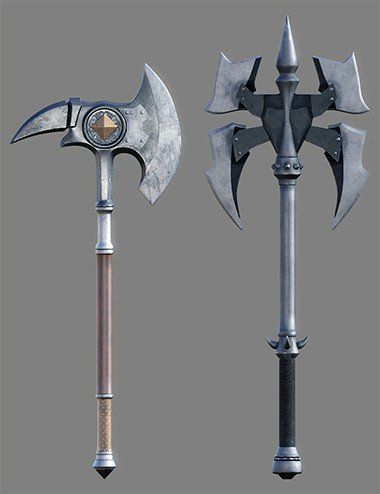 Fantasy Weapons | 3d Models for Daz Studio and Poser