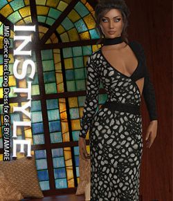 InStyle- JMR dForce Ines Long Dress for G8F