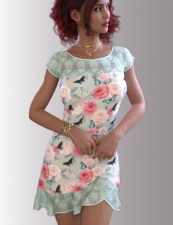 dForce Jaila Candy Dress for Genesis 8 Female(s)
