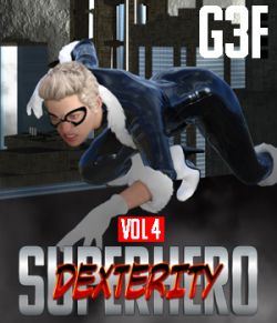 SuperHero Dexterity for G3F Volume 4