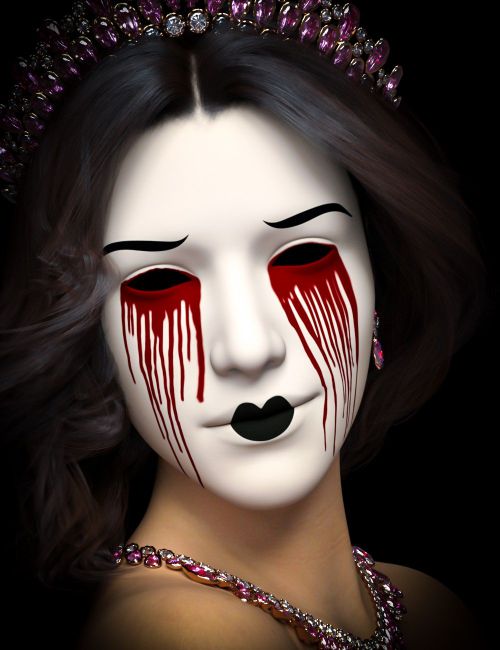 broken doll makeup