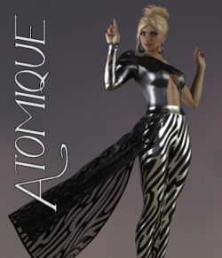 Atomique dForce pantsuit for Genesis 8 Females