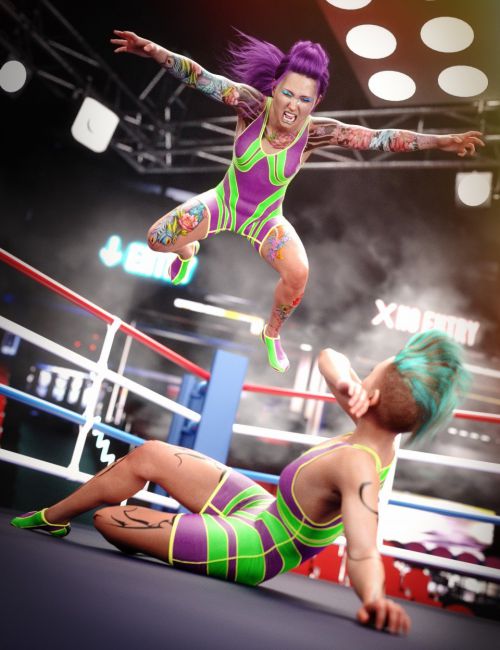 Amateur Wrestler Outfit for Genesis 8 image