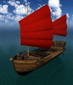 Orc Merchant Ship for Poser