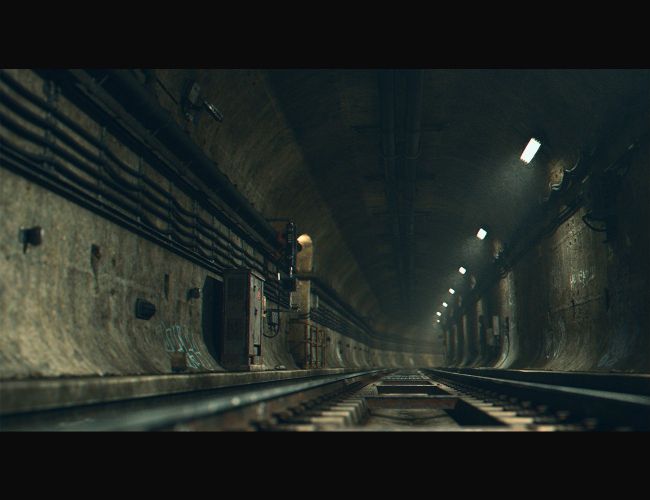 Subway Tunnel Environment | 3d Models for Daz Studio and Poser