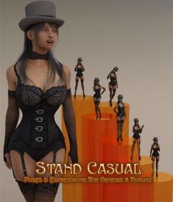 Stand Casual - Poses and Expressions for Genesis 8 Female
