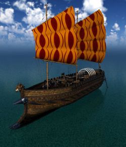 Orc Noble Ship for Poser