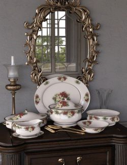 Patterns Vintage China 2 Iray