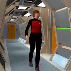 Futuristic Hallways for Poser