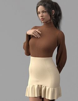 dforce Sasshire Outfit for Genesis 8 Female