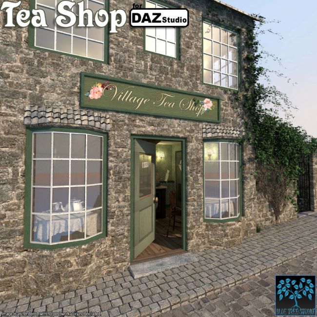 Tea Shop for Daz Studio